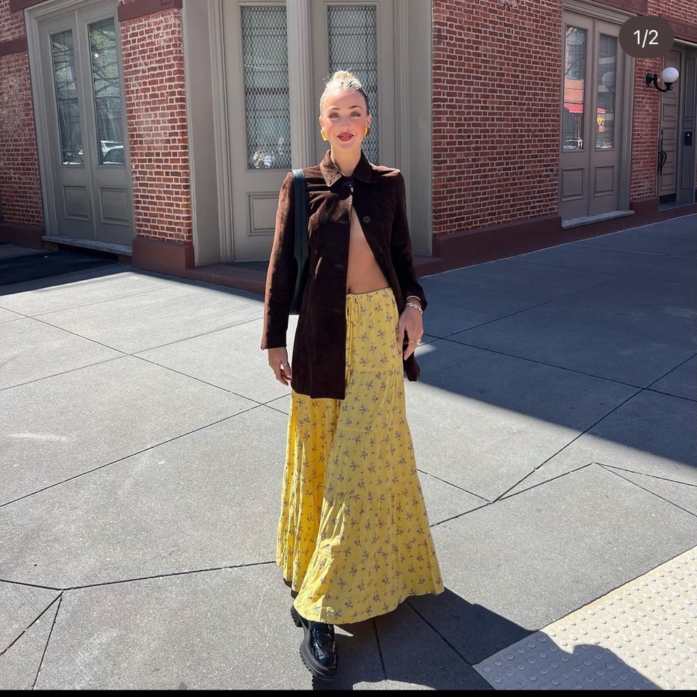 Free people maxi skirt